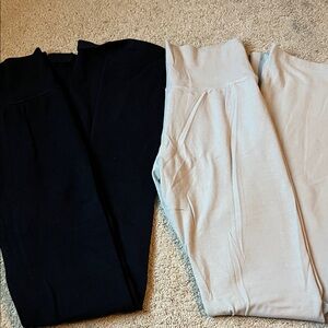 Brandy Melville Black and Cream priscilla pants or leggings